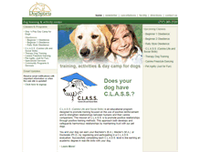 Tablet Screenshot of dogsportstraining.net